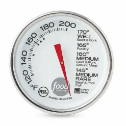 Best Food Network Analog Leave-In Meat Thermometer Cooking Utensils & Tools