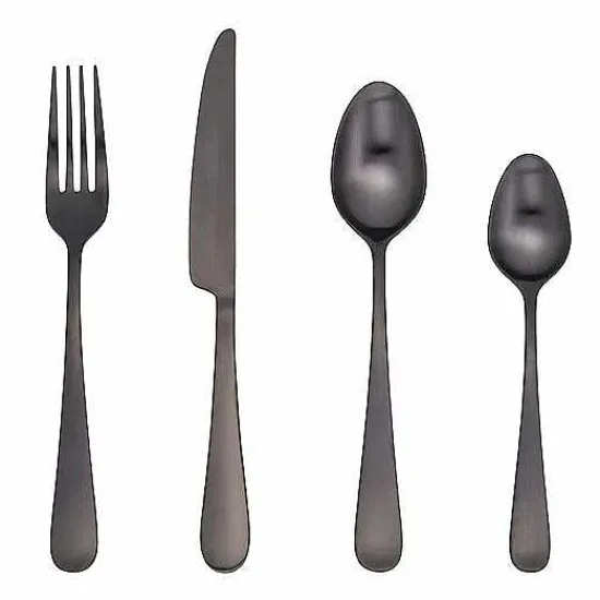 New Food Network Flat Iron 16-Pc. Flatware Set Flatware