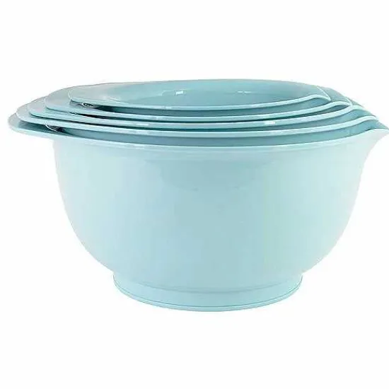 Discount Food Network 5-Pc. Aqua Mixing Bowl Set Cooking Utensils & Tools