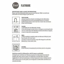 Sale Food Network 45-Piece Eucalyptus Flatware Set Flatware