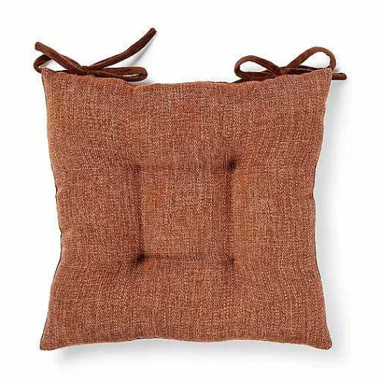 Sale Food Network Reversible Microsuede Chair Pad Decorative Pillows & Chair Pads