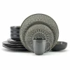 Clearance Food Network Tandoori Gray 16-Pc. Dinnerware Set Dinnerware & Serveware