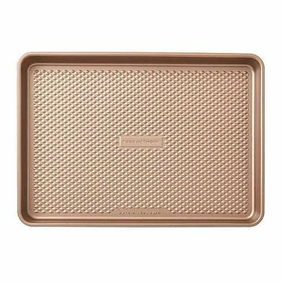 Sale Food Network Textured Performance Series 9 X 13 Nonstick Baking Sheet Cookware & Bakeware