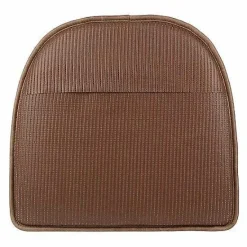 New Food Network The Gripper Faux-Leather Chair Pad Decorative Pillows & Chair Pads